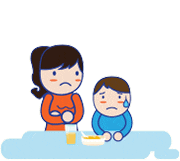 Hooldaja suhtub lapse toitmisse kas liiga kontrollivalt või hoolimatult (mõlemad äärmused on halvad)